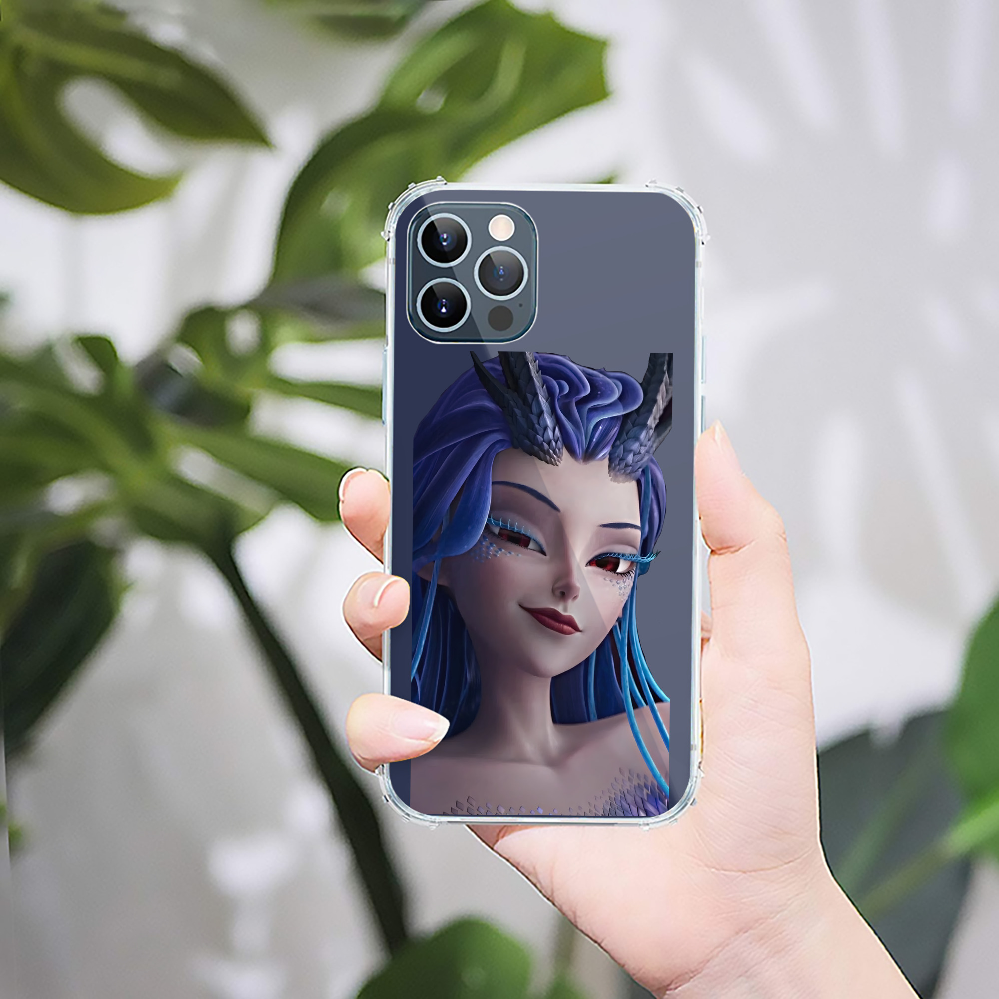 （画像用） Ne Zha 2 ナタ 魔童の大暴れ 【iPhone 12シリーズ対応】透明スマホケース（クリアソフトケース）